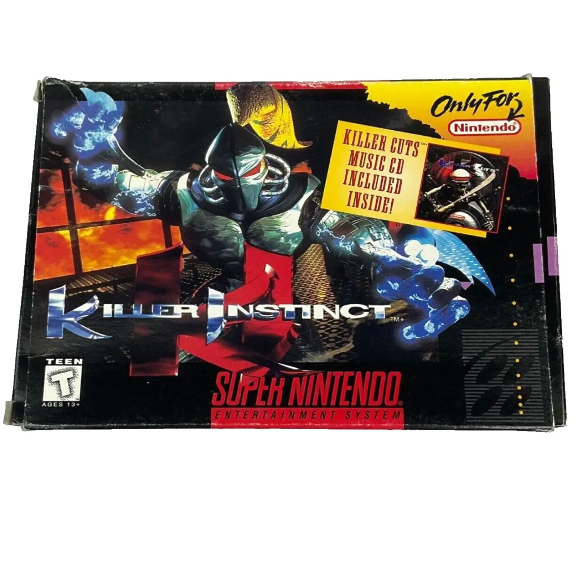 Killer Instinct Super Nintendo Video Game with Original Box and Manual SNES