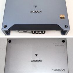 Kenwood 1000w Amplifier And 600w Amplifier 