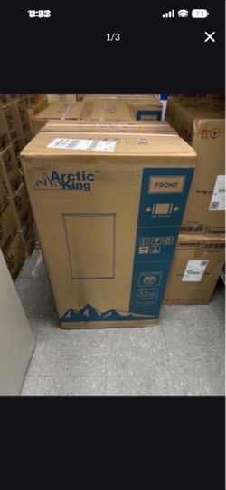 Arctic King 3.3 Cu ft Single Door Compact Refrigerator, Black