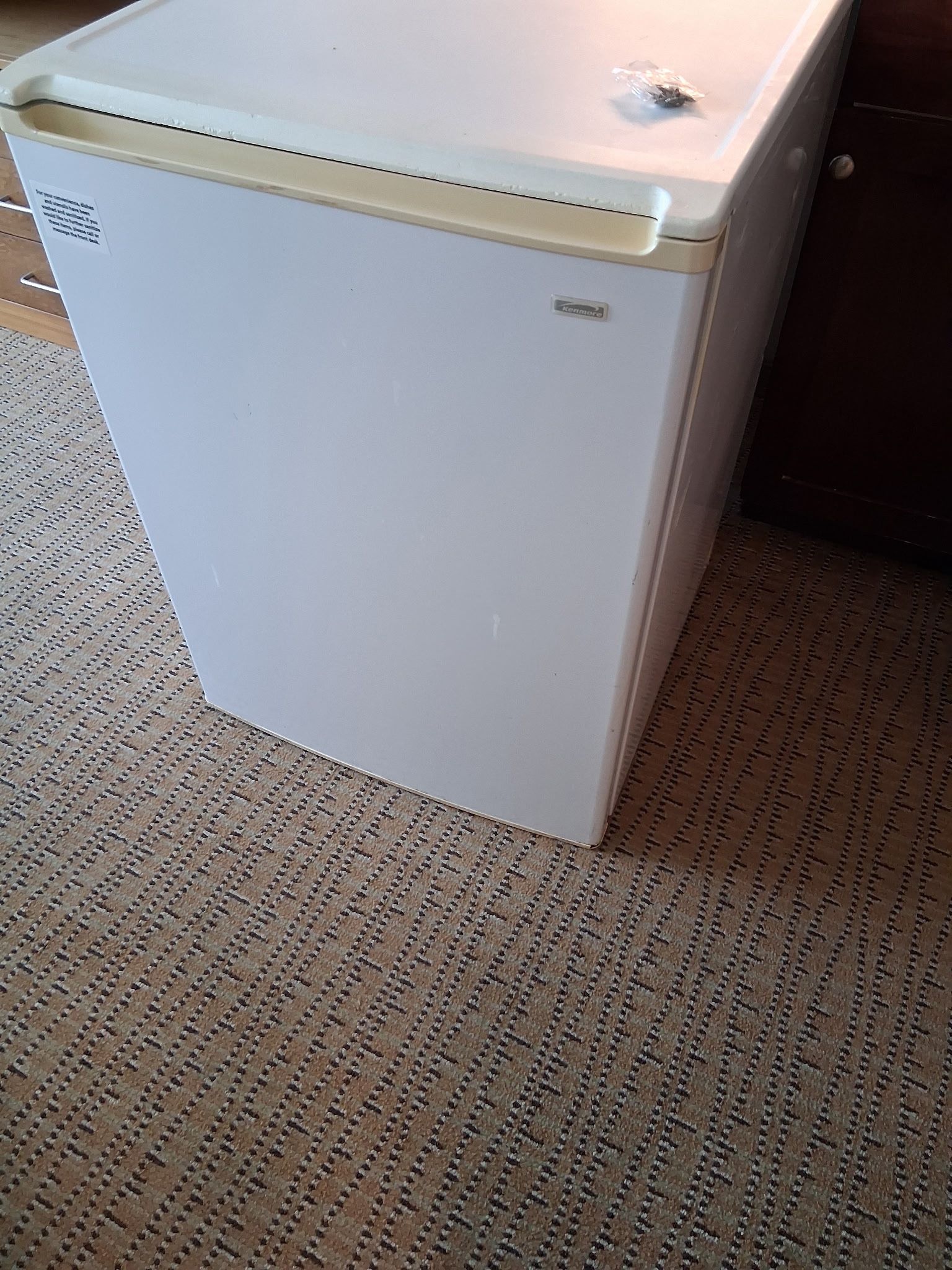 Compact White Refrigerator