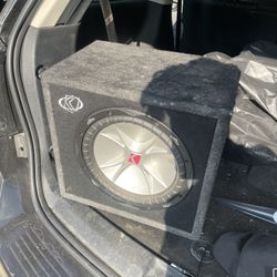 Kicker Single Subwoofer Sealed In Box 