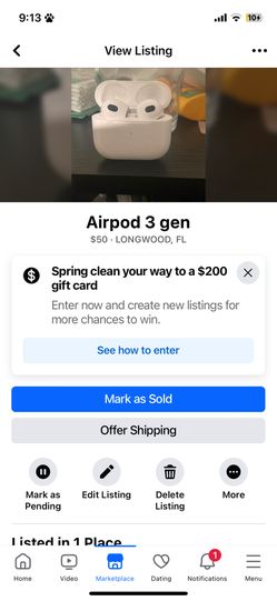 50$ Gen 3 Airpods Negotiable