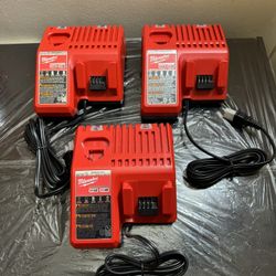 New Milwaukee Battery Charger for M18 and M12 Tools - $30 EACH  3 available