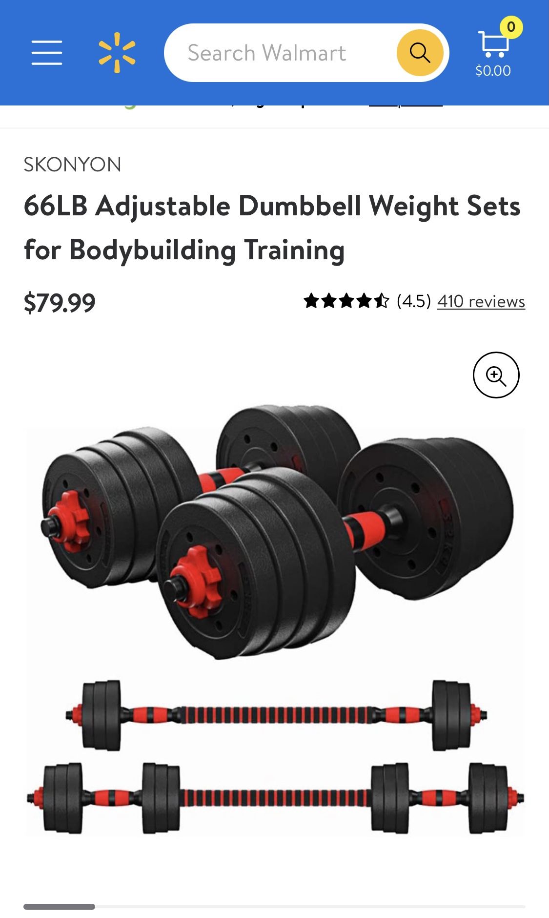 Adjustable Dumbbells Barbell 2 in 1 with Connector, Adjustable Dumbbell Barbell Sets,Lifting Dumbells for Body Workout Home Gym, 66lb