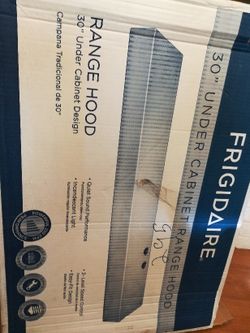 Brand new under cabinet range hood