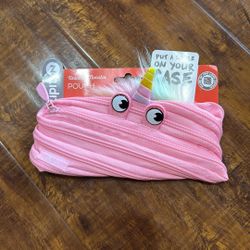 Pink Zipit Pouch Pencil Case 