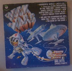 vintage 1978 vinyl LP Duck Wars: Big Hits Dance Party