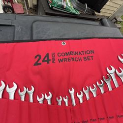24 pieces combination wrench set brand new
