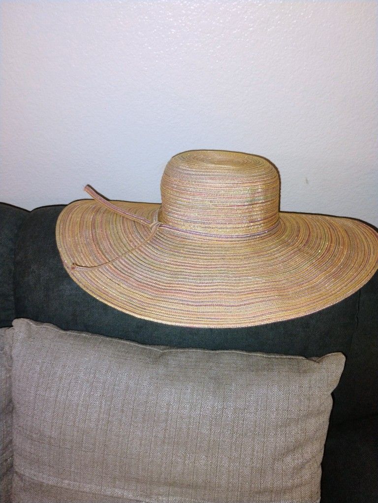 Sunset UPF 40+ Metallic Mix Wide Brim Hat
