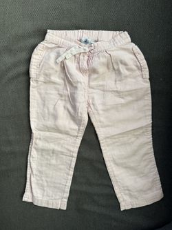 Petit Bateau Pink Cotton Pants - 3T