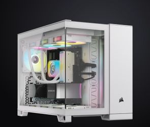 CORSAIR 2500X Mid-Tower Dual Chamber PC Case - White [BRAND NEW]