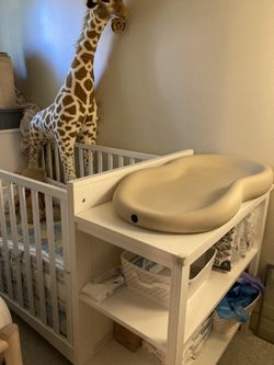 Pottery Barn Hayden Crib & Changing Table Combo!