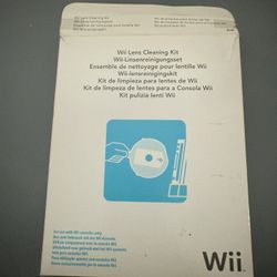 Rare Nintendo Wii Lens Cleaning Kit RVL-CS Slightly Used