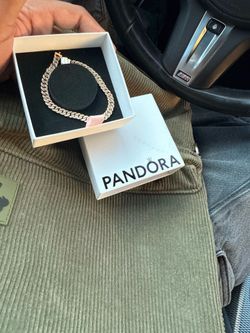Pandora Pavé Cuban Chain Bracelet 14k gold plating