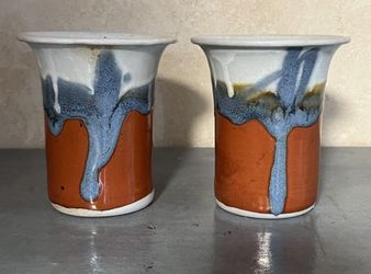pottery glasses by Rob Grimes “Praise God Rob”