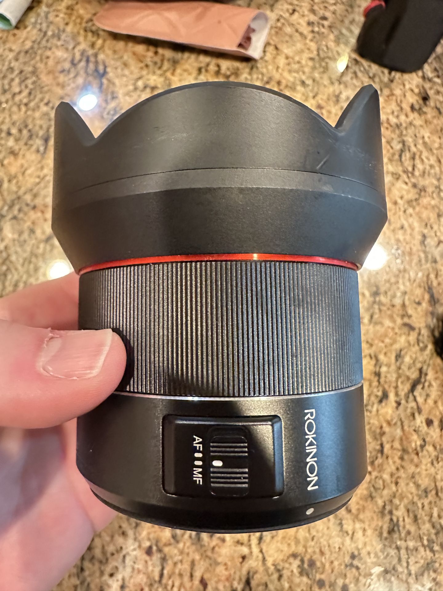 Rokinon AF 14mm F2.8 Weather Sealed Auto Focus Wide Angle Lens for Canon EF, Black