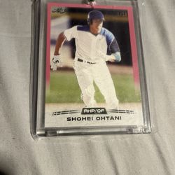 RARE 1/10 Shohei Ohtani Leaf PINK