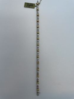 10k Diamond Bracelet. New.