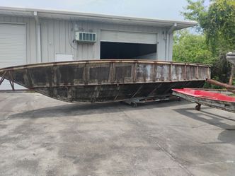 Hull mold 28ft Bay boat hull mold ready to build