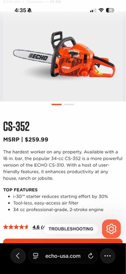 Echo CS-352 Gas Chainsaw