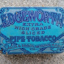 Vintage Edgeworth Pipe Tobacco Tin from the 1930's