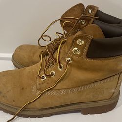 TIMBERLAND Sz 7 Tan Leather Boots KILLER SHAPE