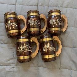 Siesta Wars 1963 Vintage Western Mugs 