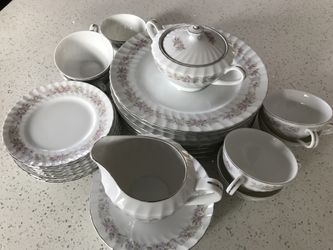 Teahouse Rose Fine China From Dansico