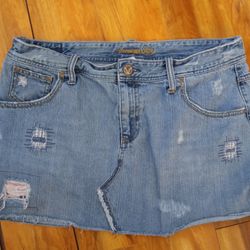 American Eagle Jean Skirt Sz 14