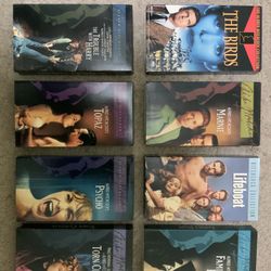 Alfred Hitchcock VHS Bundle – 8 Classic Thrillers