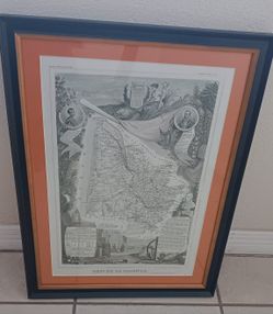 Fichier:1852 Levasseur Map of the Department de la Gironde (Bordeaux Wine Region) -

Artwork/Gallery Wall/Kitchen/Wine