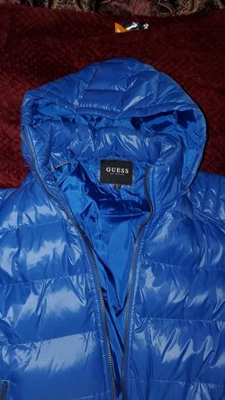 New GUESS Men's Hooded Puffer Coat