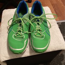 Lime Green Rare Puma  Athletic Shoe