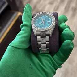 Rolex Datejust 41mm Iced Out 50/50