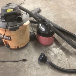 2 Vacuums the big one doesn’t look good but they are both working great