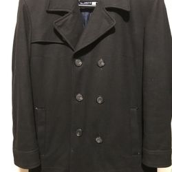 Like New! Men’s Black Wool Coat
