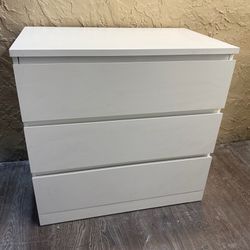 White Ikea Malm 3-drawer dresser - Local Delivery for a Fee - See my Items 