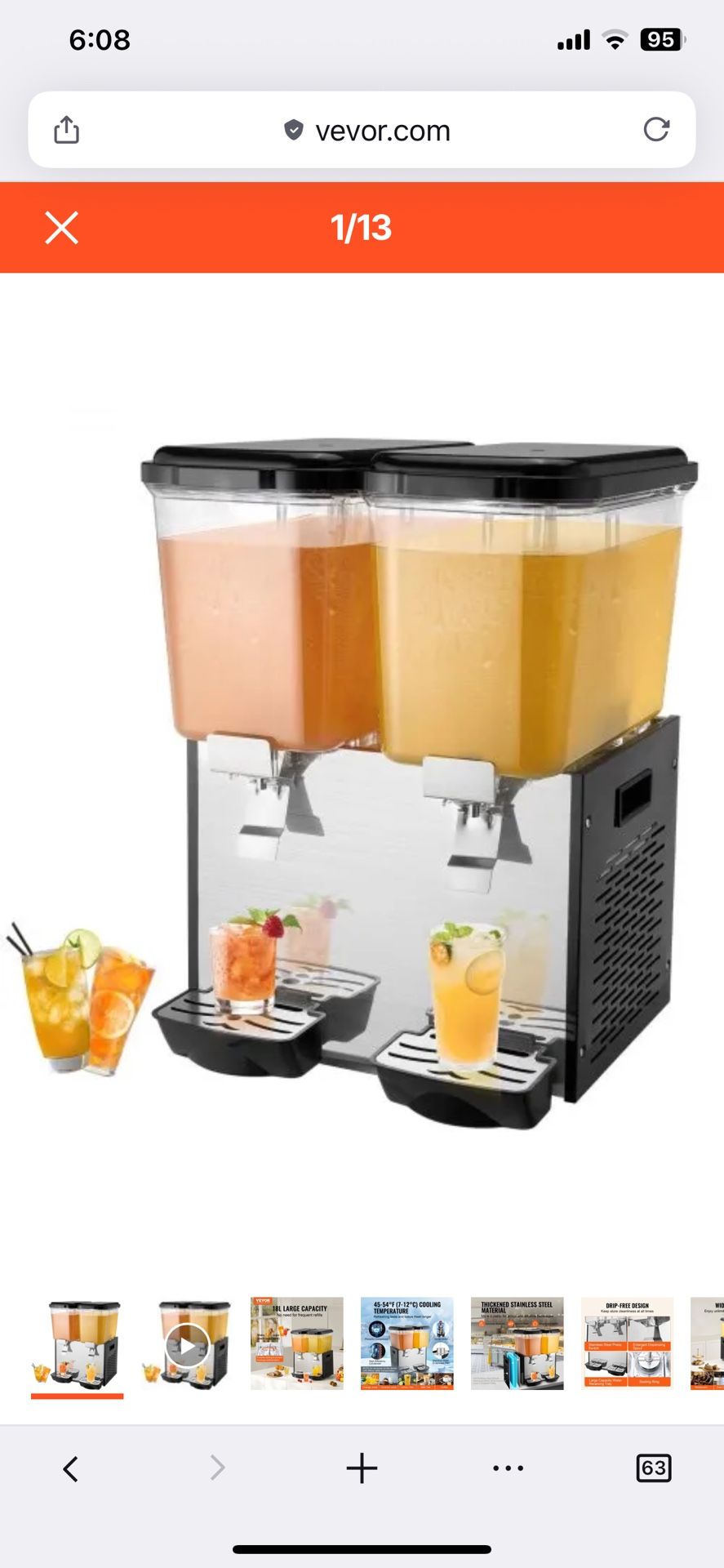 Juice Dispenser Almost New