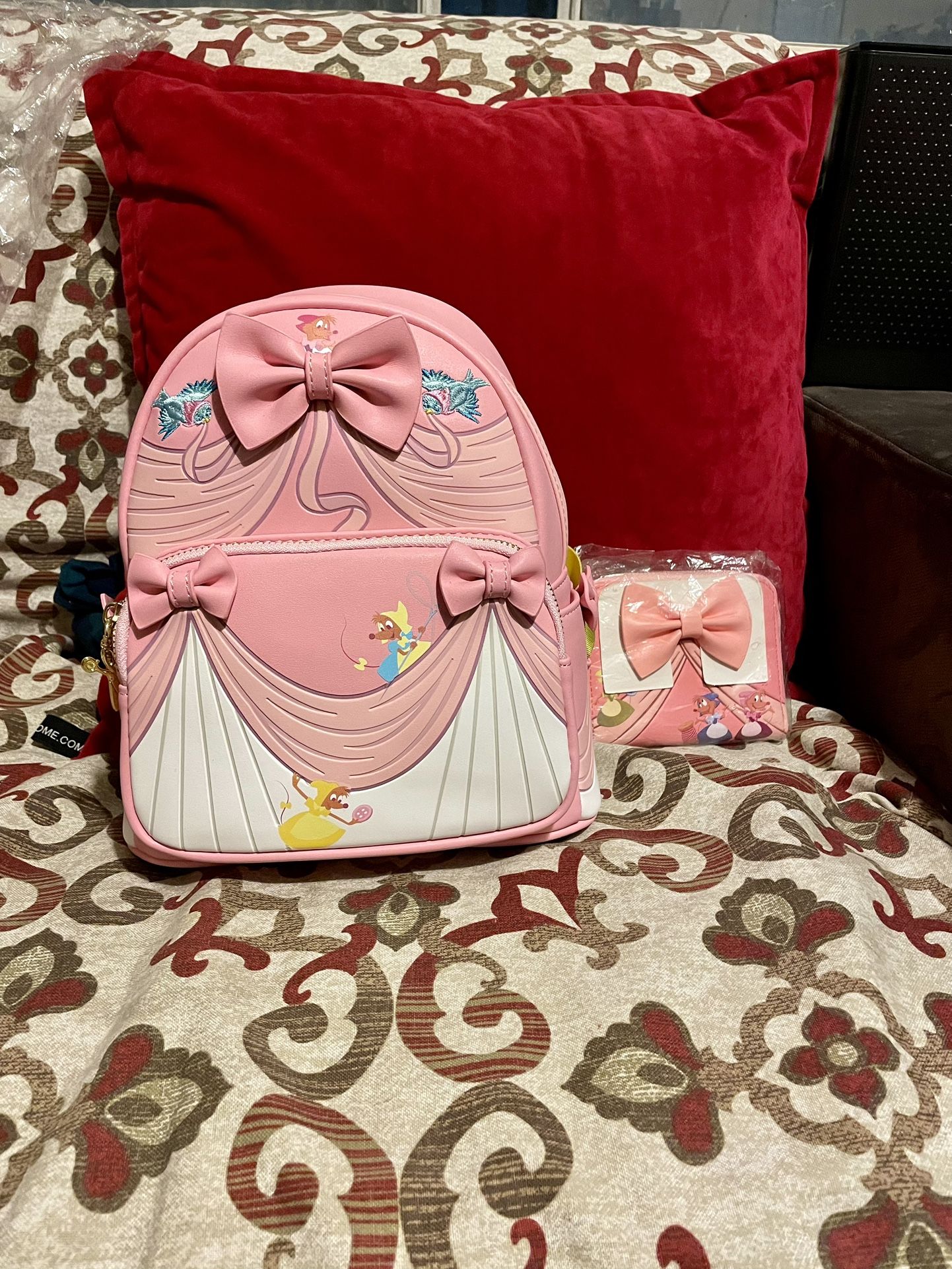 cinderella pink dress backpack Cinderella Loungefly Disney Cinderella Pink Dress Mini Backpack