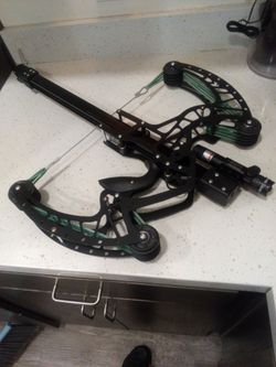 Slingshot with laser shoots 8 mm balls $140