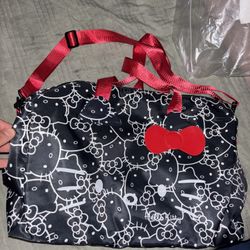 Brand New Hello Kitty Duffle Bag By Sanrio 