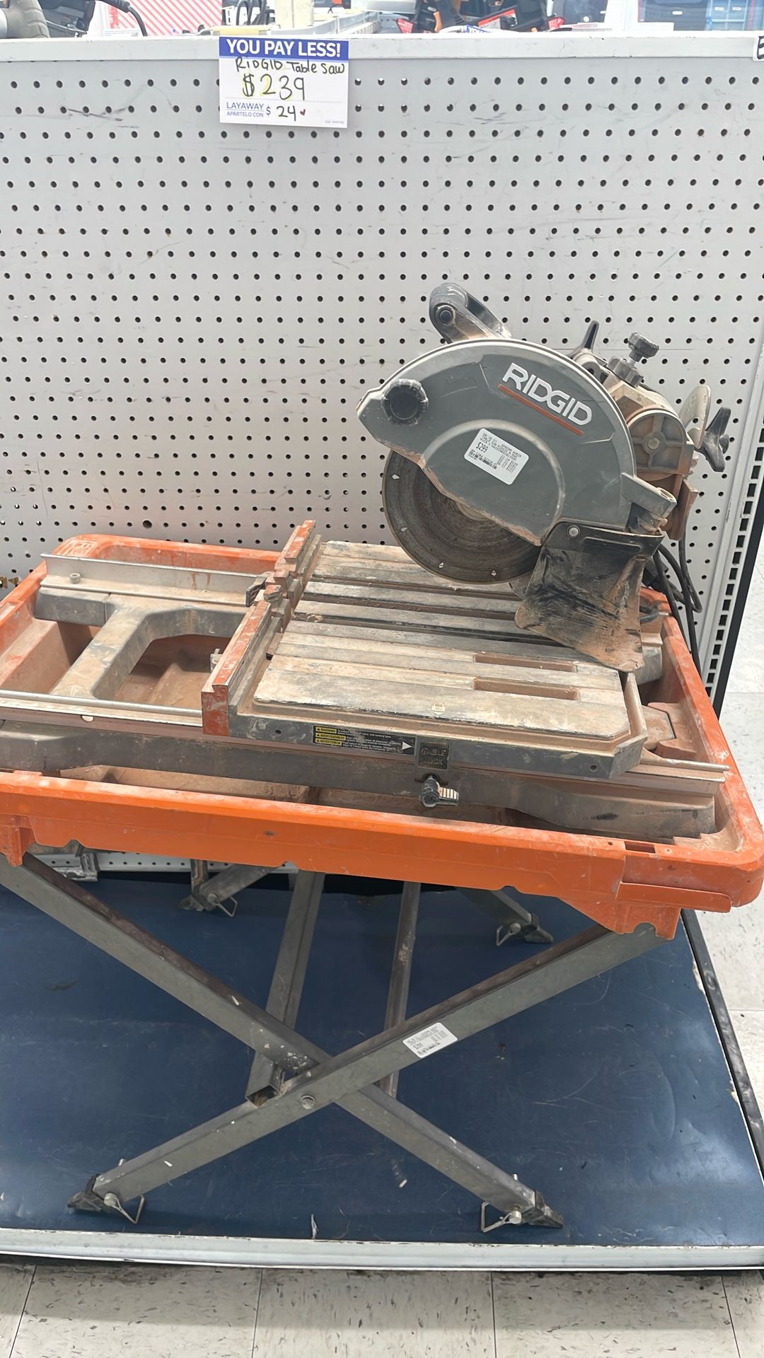 Table Saw Ridgid