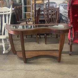 Console Table With Glass Top