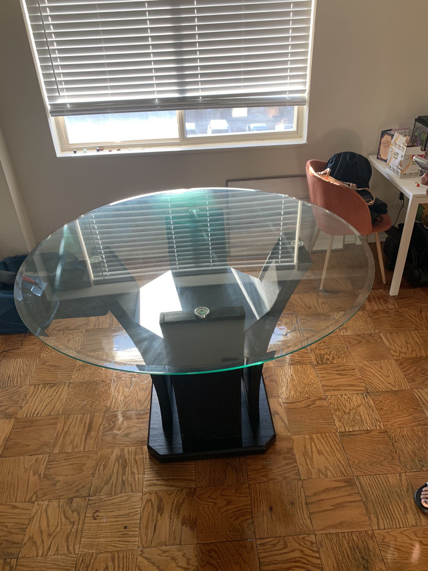 Bobs Furniture Glass Table