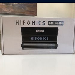 Hifonics Alpha Series 1,200 Watts Bass Amplifier Comes With Bass Knob Brand New A1200.1D 