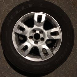Tire 235/65R17 and aluminum rim