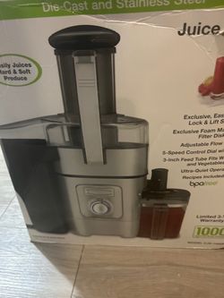 Die-Cast Stainless Steel Juicer 1000W