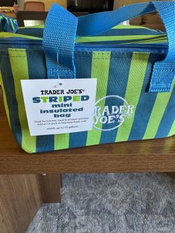 Trader joe’s striped mini insulated bag