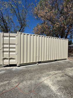 Freshly Painted 40ft Shipping Container