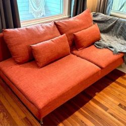 IKEA Soderhamn Sofa (Orange & Light Beige Covers) - Free Delivery (Pinellas/SW Pasco) $200